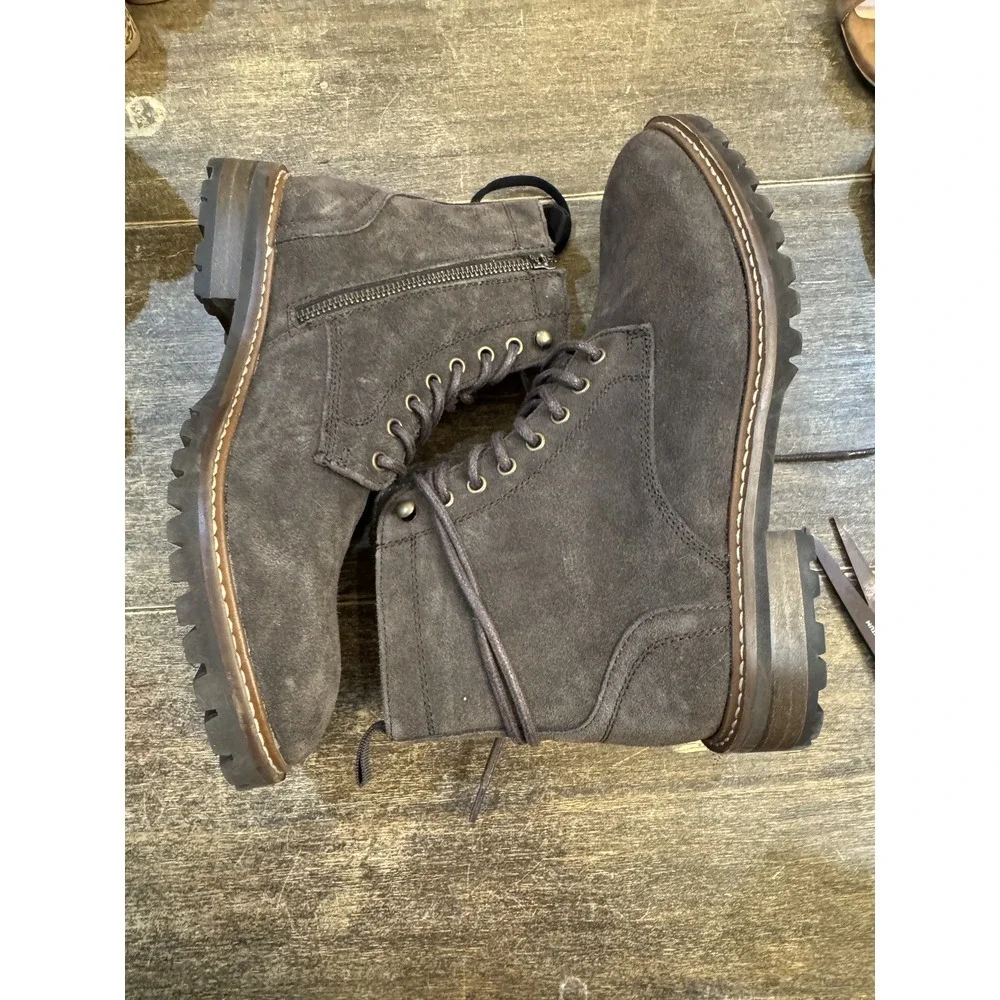 Nordstrom Maxwell Waterproof‎ Boot  Size 7 Gray Suede Ortholite